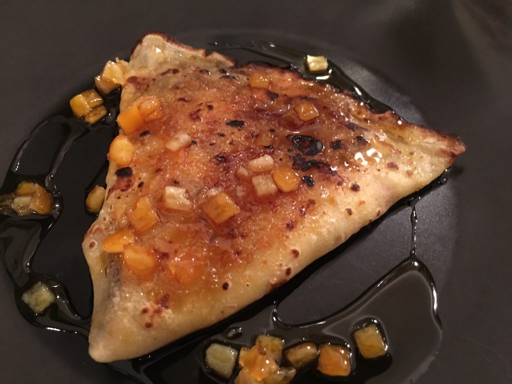 Crêpe mandarine, caramel © GP