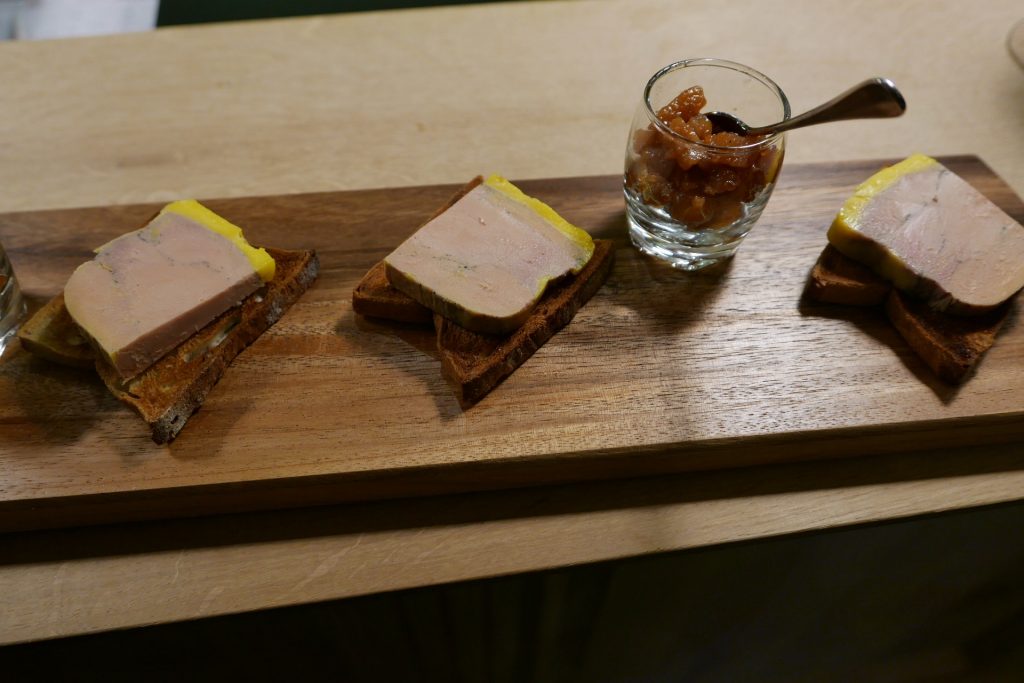 Foie gras et chutney de coing © GP