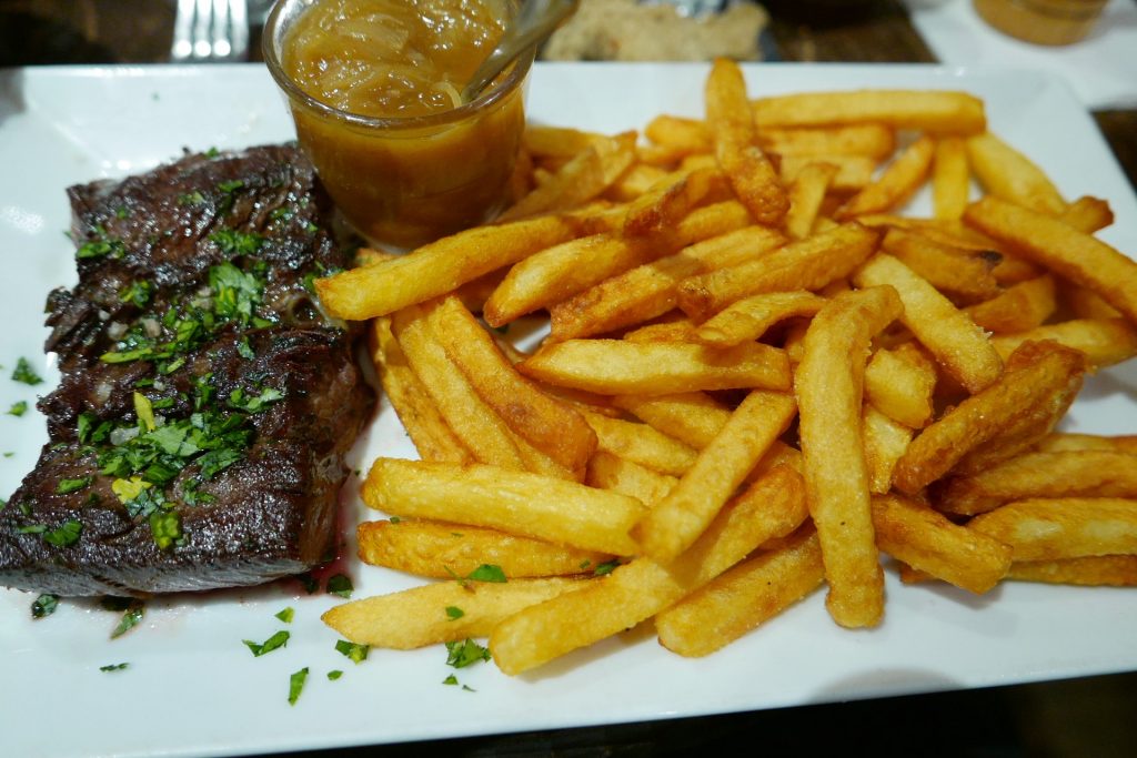 Onglet à l'échalote © GP