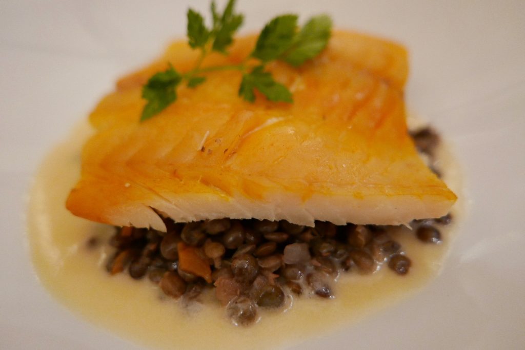 Haddock aux lentilles © GP