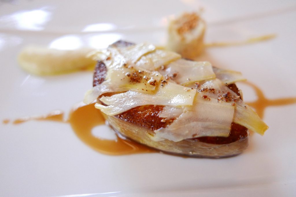 Escalope de foie gras et artichaut © GP