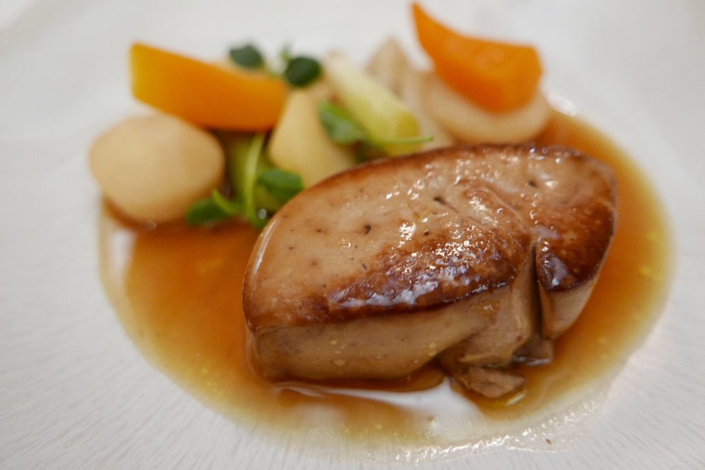 Foie gras chaud en pot au feu © GP