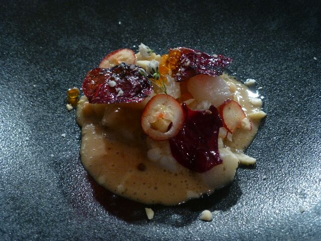 Langoustine, oursin, rose © DC