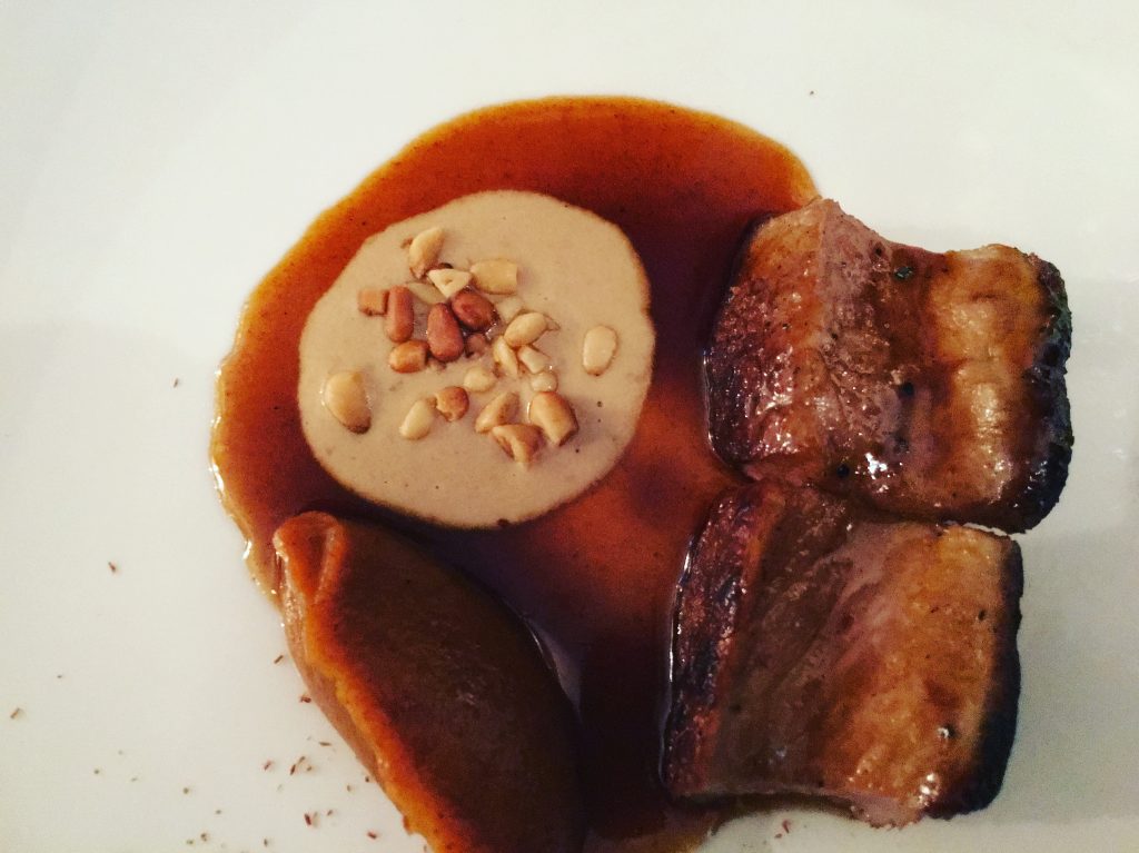 Côte de veau et patate douce © GP