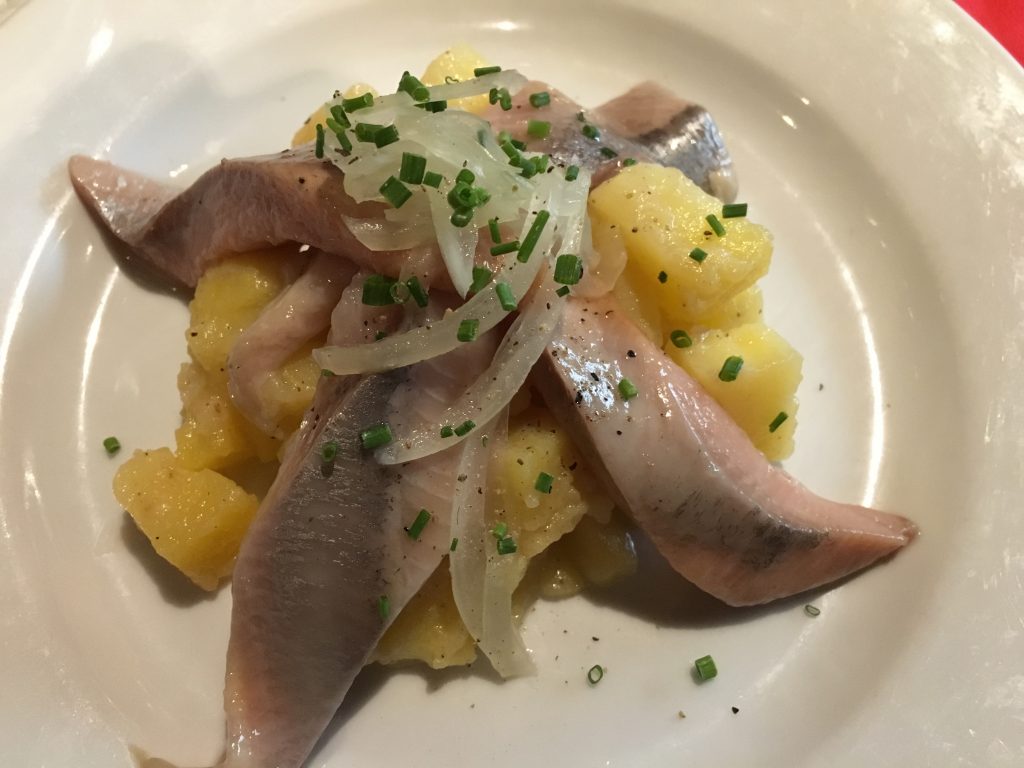 Hareng matjes et pommes de terre © GP