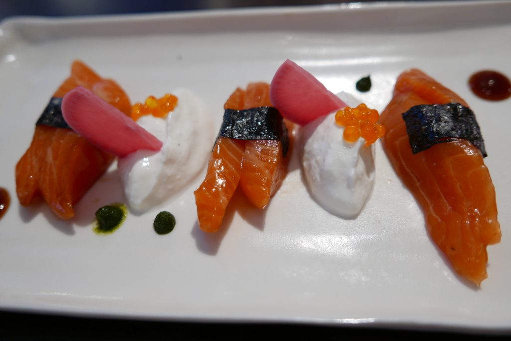 Sashimi de truite © GP