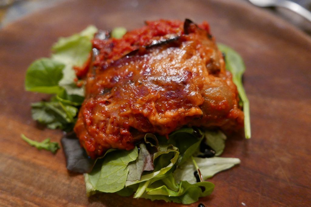 Aubergine parmigiana © GP