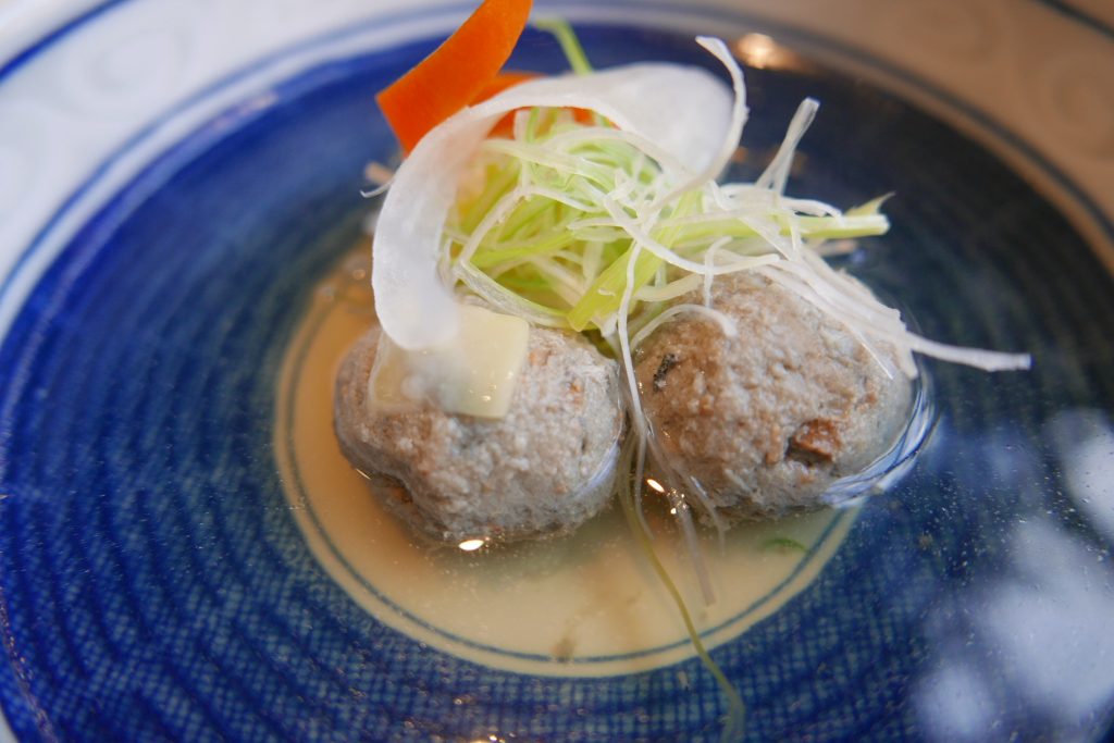 Dango de sardines, bouillon dashi © GP