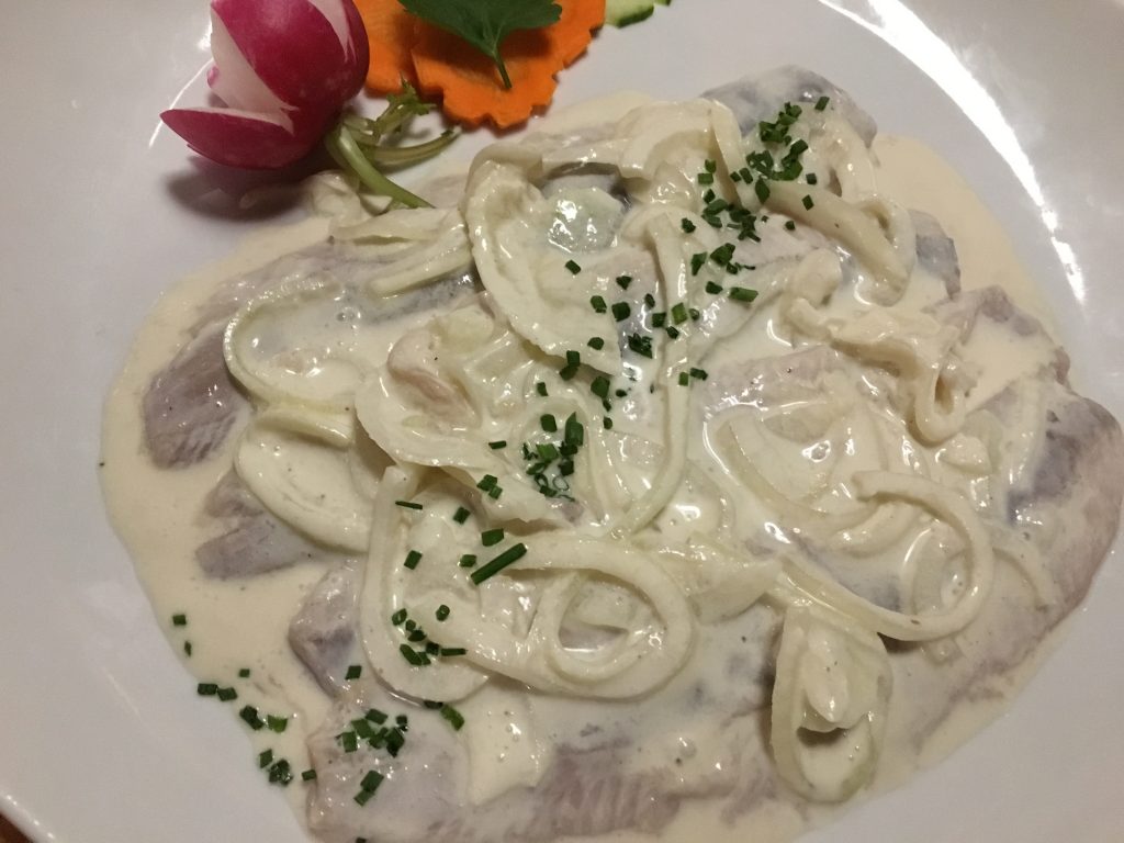 Harengs à la crème © GP