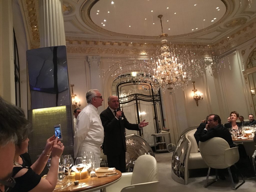 Paris 8e : Ducasse et Fabius fêtent Goût de/ Good France
