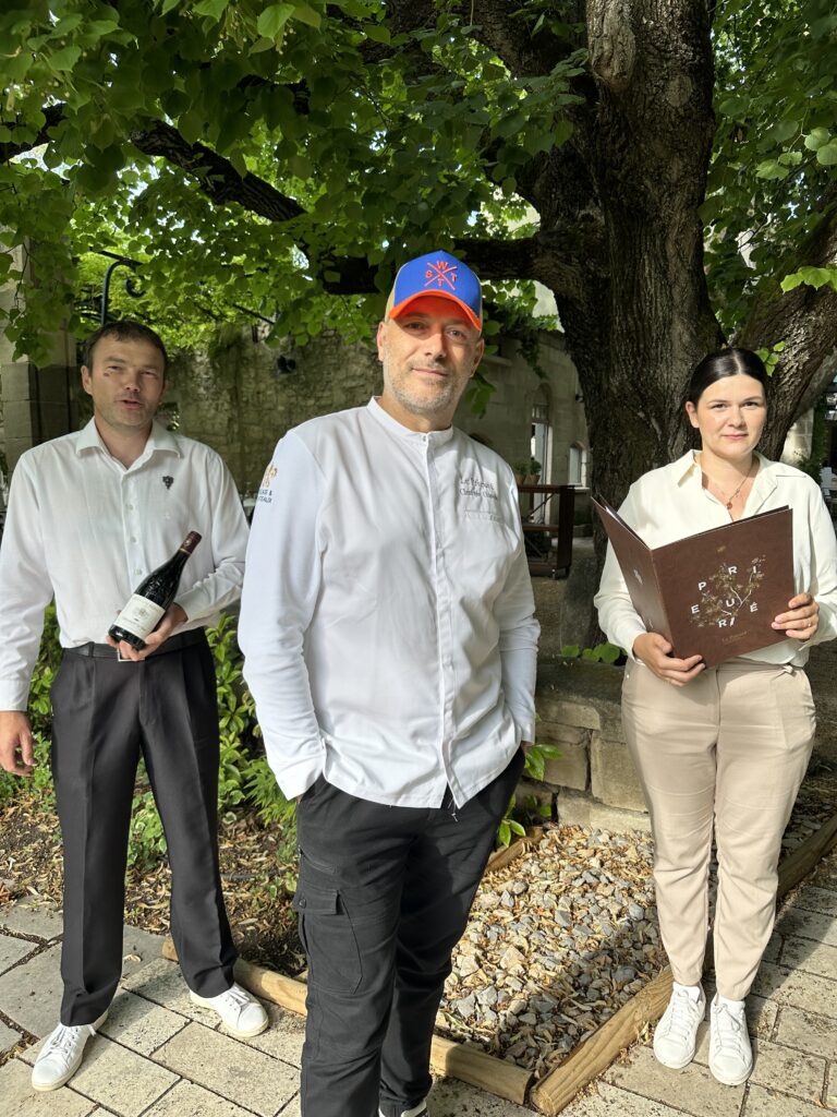 Philippe Chiavola et le service © GP