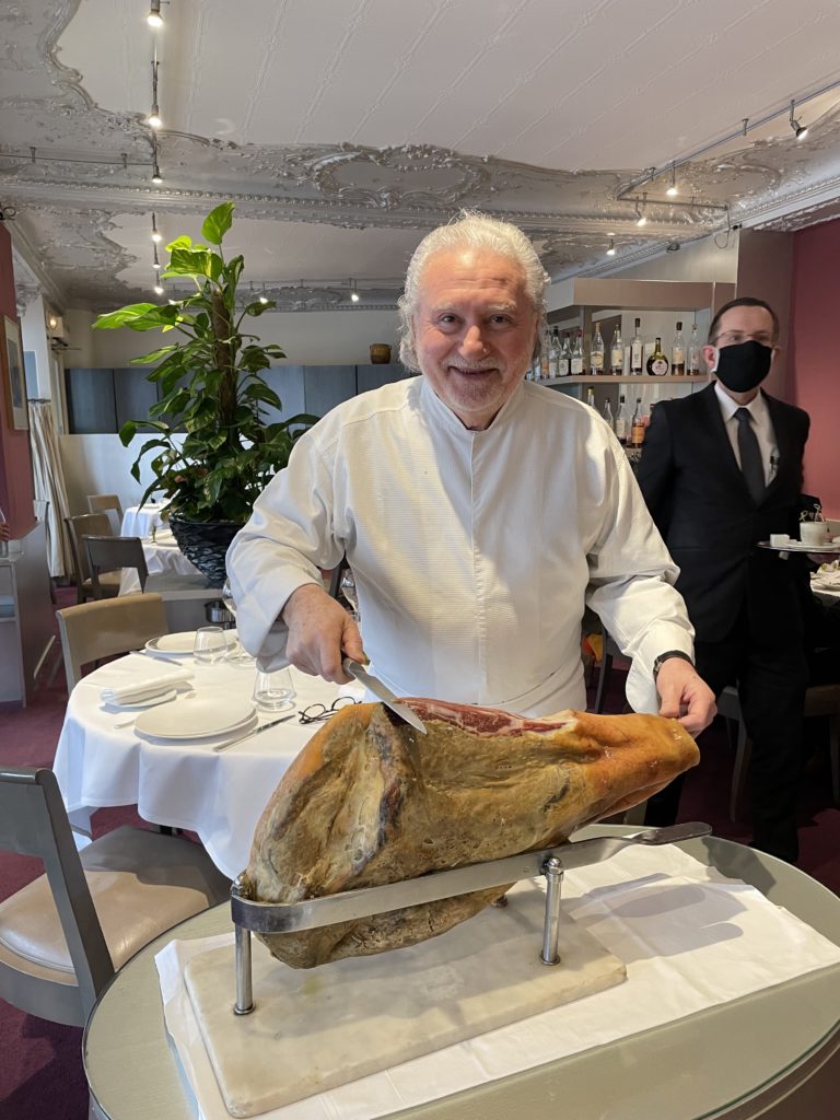 Alain Dutournier au Trou Gascon en 2022 © GP