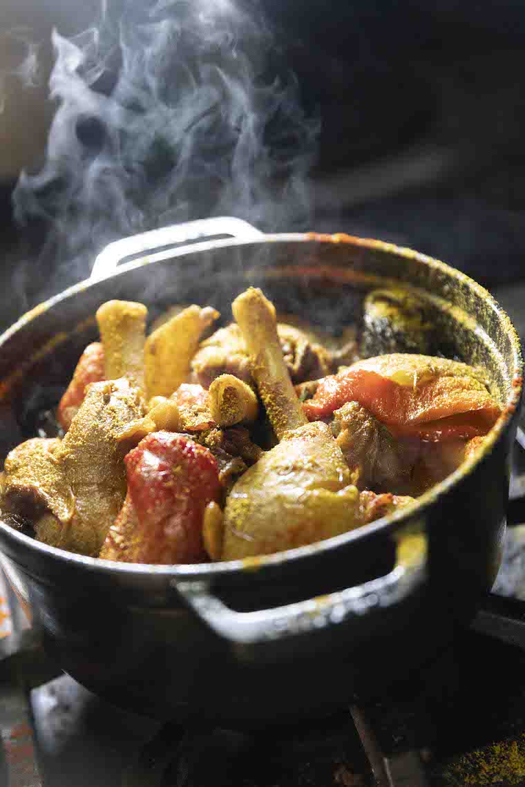 La cuisson du tagine © MR