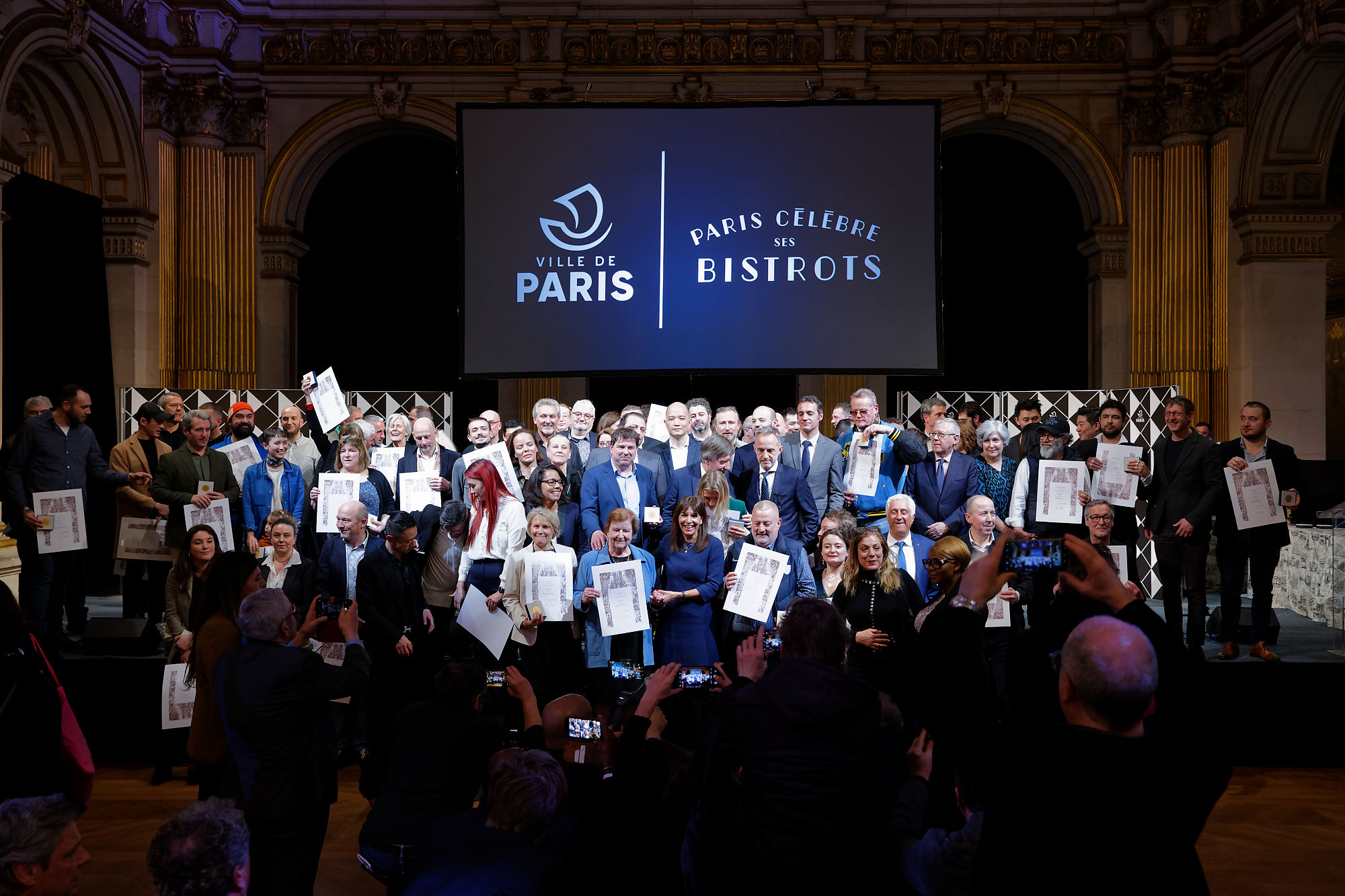 Les nouveaux récipendiaires de la Médaille Vermeil © DR