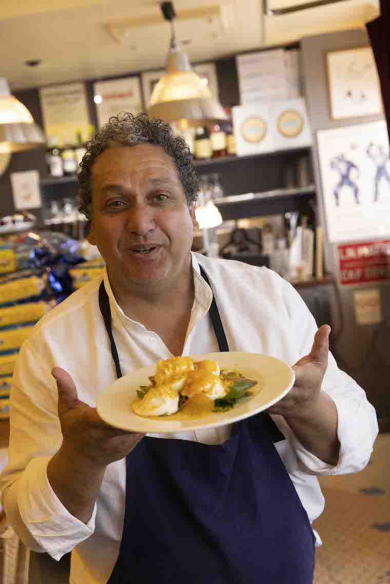 Nordine & les oeufs mayos à la poutargue © MR
