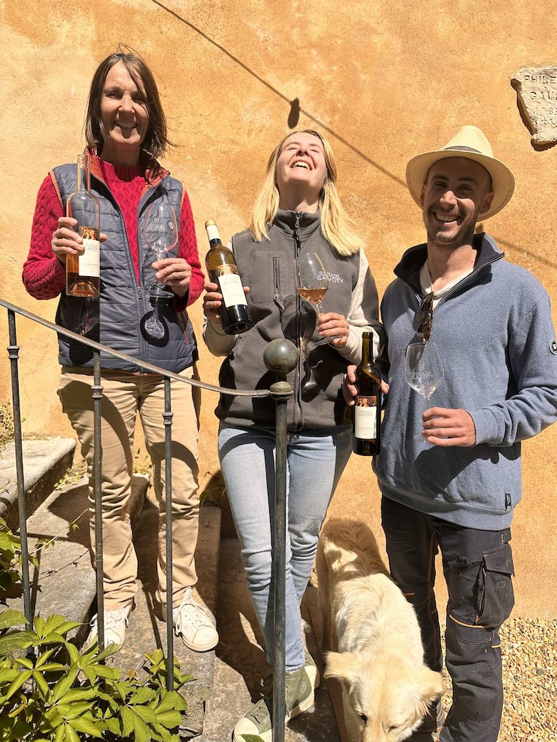 Roselyne, Virginie et Antoine Gavoty © GP