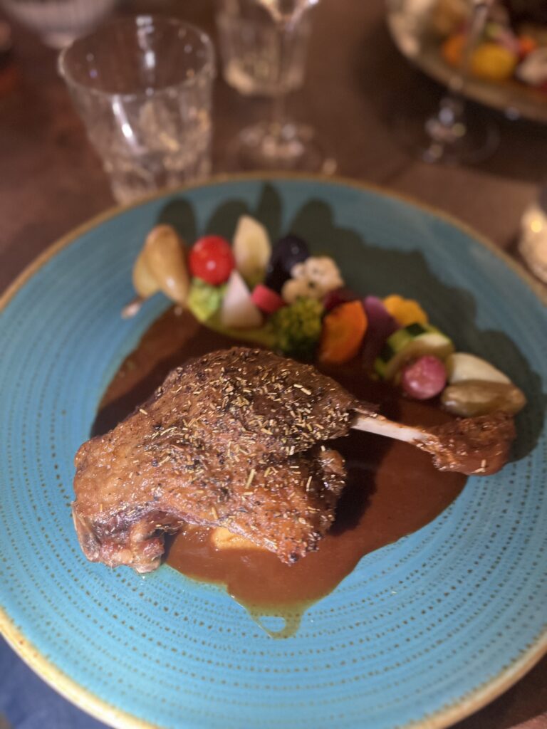 Cuisse de canard, sauce miel & vinaigre de chianti © BB