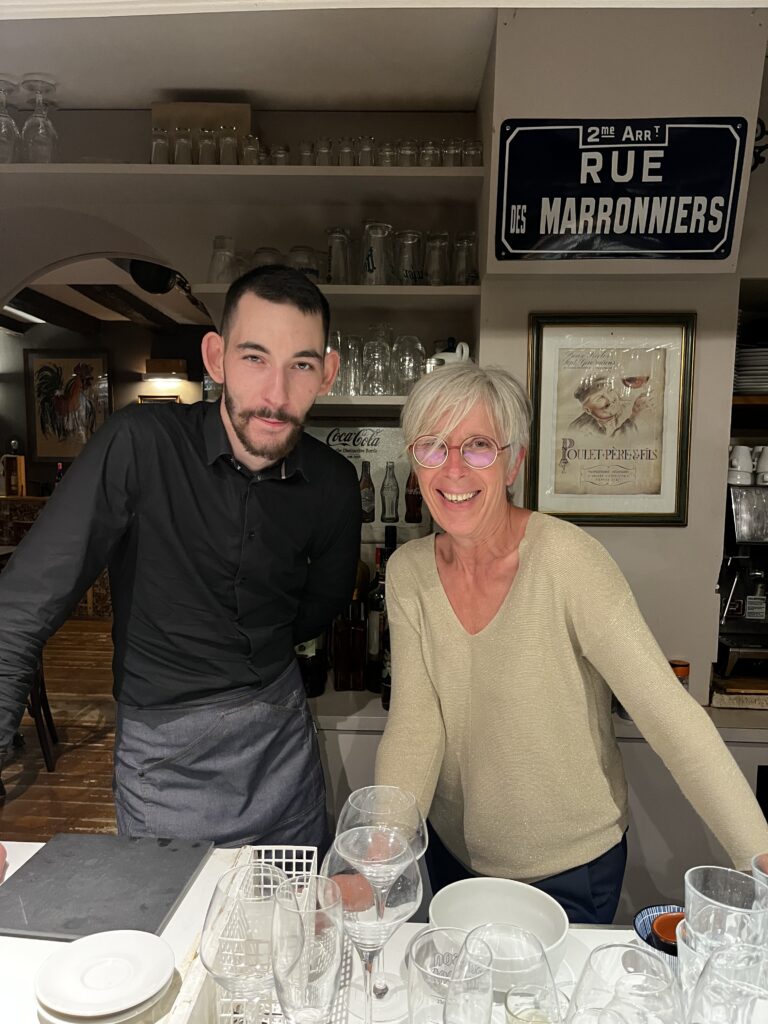 Magali Marckak et le service © BB