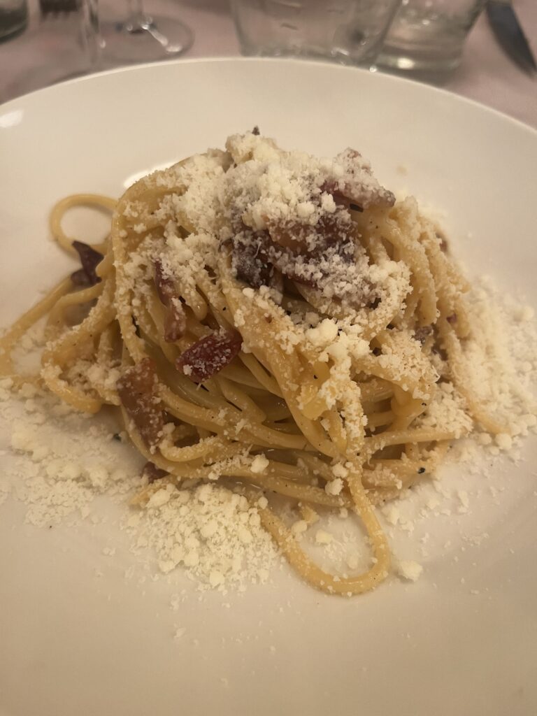 Spaghetti pecorino guanciale © BB