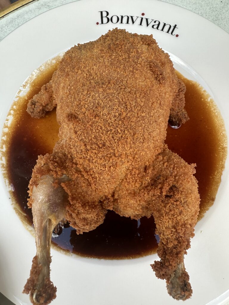 Caille façon cordon bleu © GP